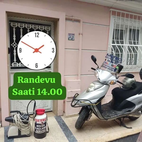 Metro Böcek İlaçlama Randevu Uygulaması 27